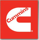 Cummins in Red Color Logo With Big C