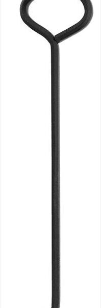 A Metal Manhole Cover Bar on White Background