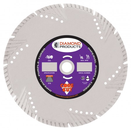 A Diamond Blade Wet and Dry With Violet Label