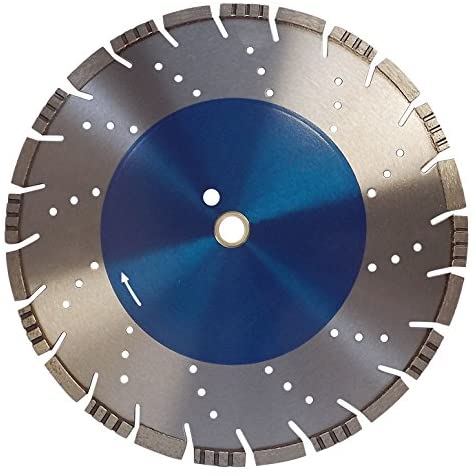 A Diamond Blade With Blue Color Core
