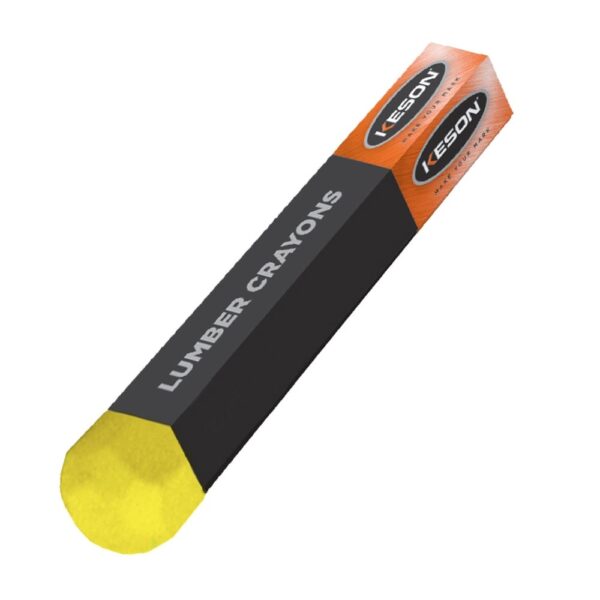 Yellow lumber crayon box.