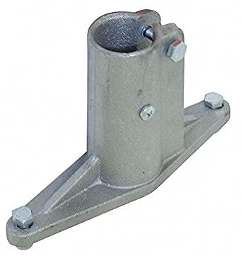 A Diecast Lute Socket With Fastenings