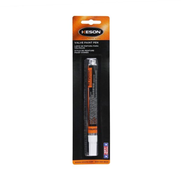 Keson valve paint pen, white.