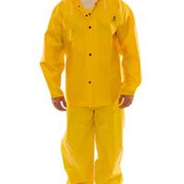A Full Yellow Color Safety Uniform Rain Set